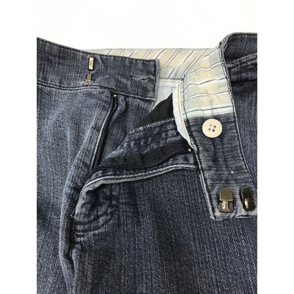 Dockers Jeans Womens 12 Petite Curvy Jaelynn Denim Blue - Picture 9 of 10